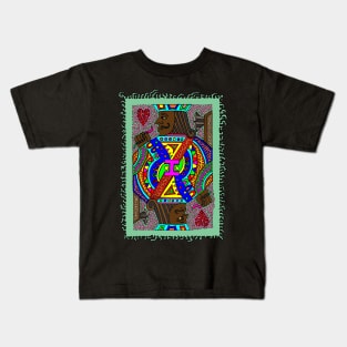 Jack of Hearts - Multi-colored Kids T-Shirt